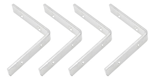 Suporte De Prateleira L, 4 Peças, Suportes Angulares, 4 Furo