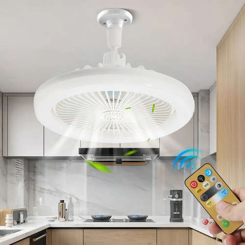 Ventilador De Techo Con Led 30w 110/220w Y Control