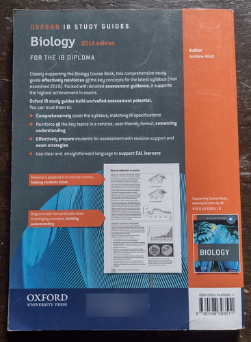 Biology For The Ib Diploma - 2014 Edition - Oxford (Usado)