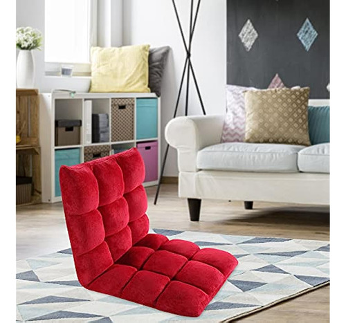 Silla Ergonómica Para Juegos Iconic Home Daphene, Roja