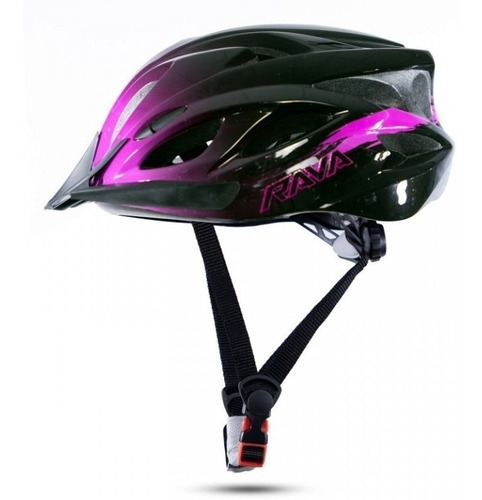 Capacete Ciclismo Bike Tsw Mtb Space Rava - 12 Opções De Cor Cor Preto e Pink Tamanho M (54-58cm)