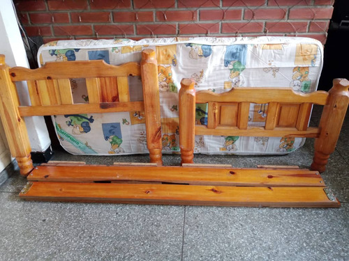 Cama Cuna En Pino 