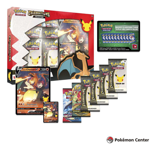 Pokemon Tcg Celebrations Lances Charizard V Box Ingles