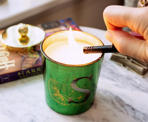 Harry Potter House Slytherin Vela De Cera De Soja Premium Co