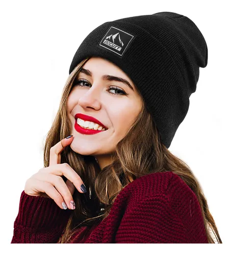 Docvit Gorro De Punto Con Punos Calidos De Invierno, Unisex,