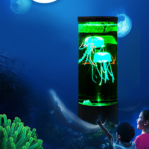 Lámpara De Medusa Simulada Con Luz Nocturna, Usb, Led Colori