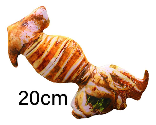 Almohada De Peluche De Comida De Simulación, Calamar