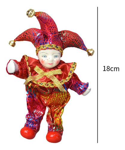 Muñeca De Arlequín De Figura De Arlequín, Juguete De