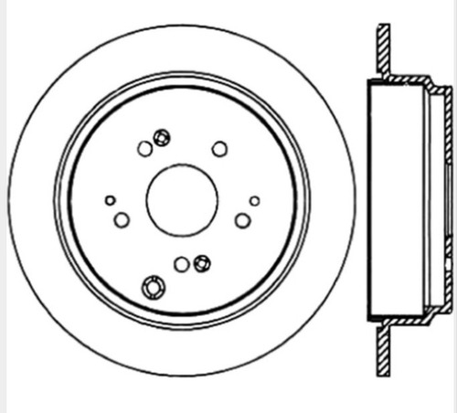 Disco De Freno Trasero Honda Cr-v 2005-2016 Aimco