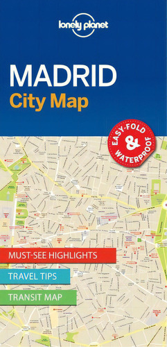 Madrid City Map 1º Edicion (lonely Planet