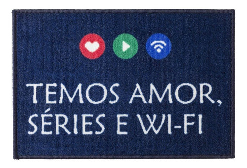 Capacho Decorativo Corttex Color Art Temos Amor