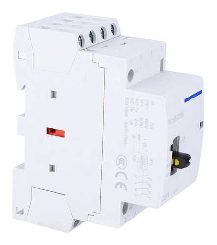 Imagen 4 de 8 de Bch8-25m 230v 4p 25a Hogar Ac Modular Contactor Con