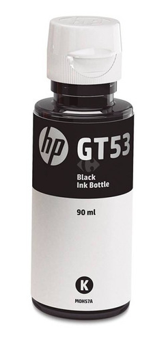 Botella Tinta Hp Gt51 / Gt53 Negro 4000 Hojas Original 90ml