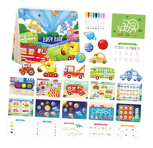 Libro Para Niños Libros Para Colorear Tema De Tráfico