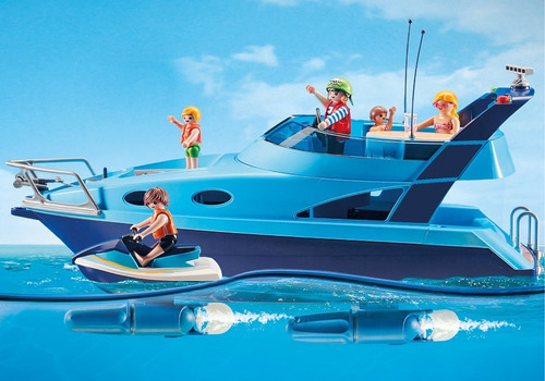 Barco Lancha Con Jet Ski Fun Park Playmobil 70630 Playlgh