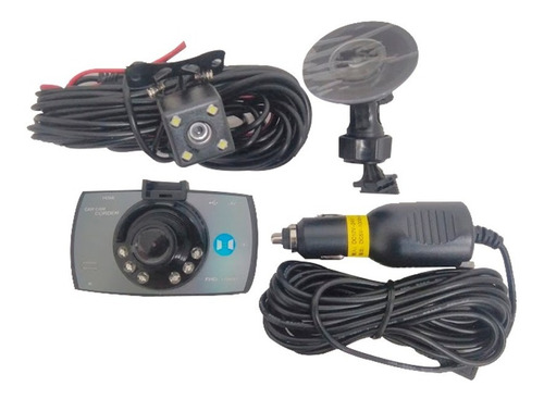 Dashcam Dvr Wifi Doble Cámara Full Hd 1080p De 32gb