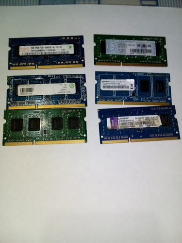 Memoria Ram 2gb Ddr 3 Soddim Varias Marcas (Usado)