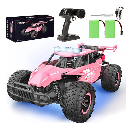 Carro De Control Remoto Todo Terreno Para Niñas 1:16 Rosa 