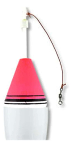 Boia Cevadeira Gigante S/ Rolha 65g 21cm Rosa C/ Branco Nº37