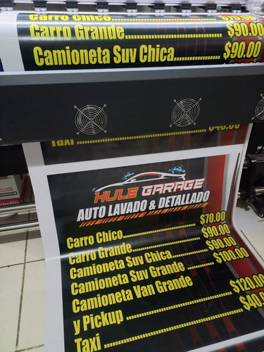Lona Impresa 2.20 X 2.20 Mts Impresión Hd