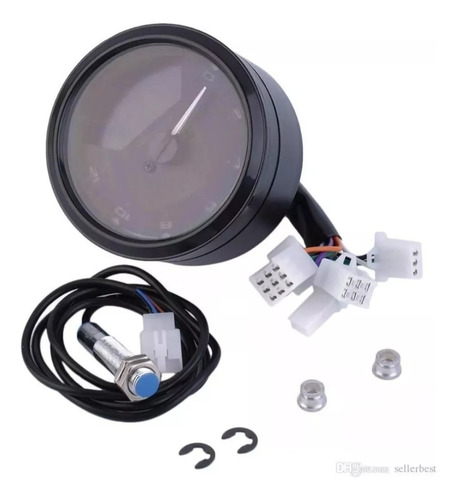 Velocimetro Digital Universal Moto Cafe Racer Giros
