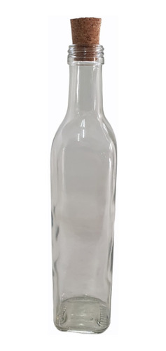 Botella De 500ml Con Corcho Ideal Aceite O Vinagre Gabriel