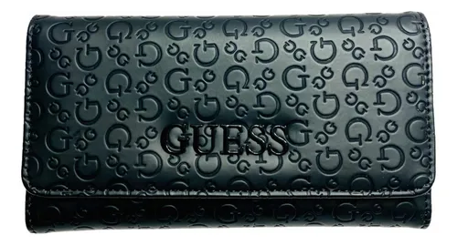 Billetera guess negra sale
