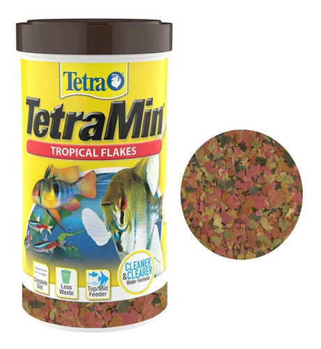 Tetra Min 200gr Alimento Peces Agua Tropical