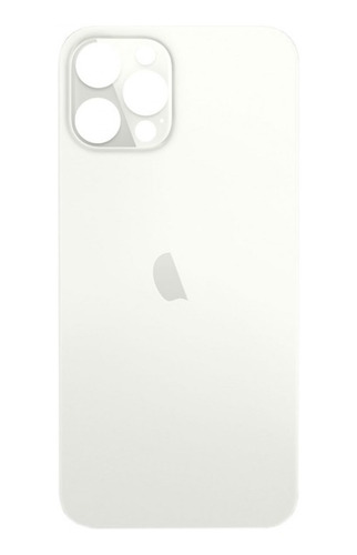 Tapa Cristal Trasero Apple iPhone 12 Pro Max Color Plata