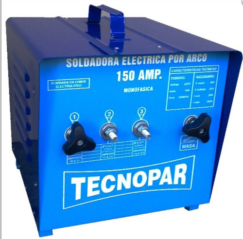Soldadora Eléctrica 150 Amp. Tecnopar Ind.arg.
