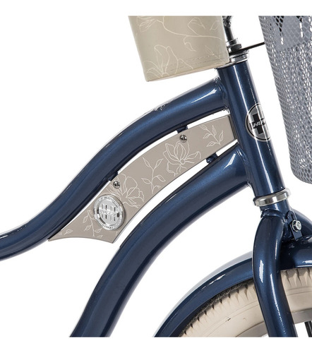 Bicicleta Dama R.26 Huffy Deluxe Canasta Parrilla Porta Cafe Color Deep Blue Tamaño Del Cuadro M