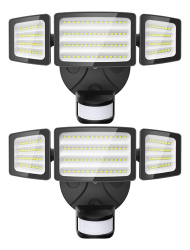 Luces Led De Seguridad 55w Con Sensor Movimiento Ip65