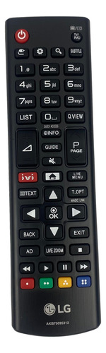 Control Remoto Akb75095312 Compatible Con Tv LG