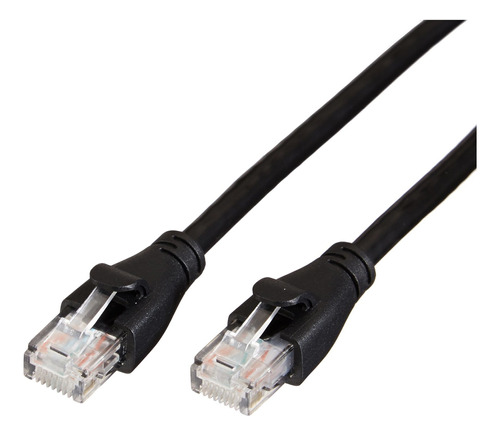 Ethernet Rj45 Cat6 Basics Negro Mu