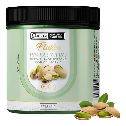 Creme Pasta Pistache Flakes Recheio Doces