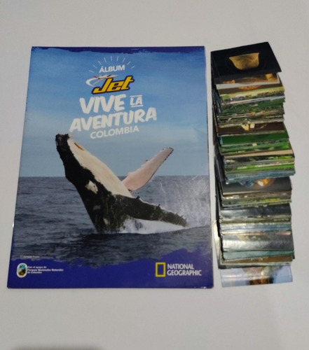 Álbum Jet Vive La Aventura Colombia+set Completo De Láminas 
