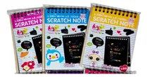 Comprar 3 Libretas Magica Scratch Note Kawaii Regalo Papeleria Niños