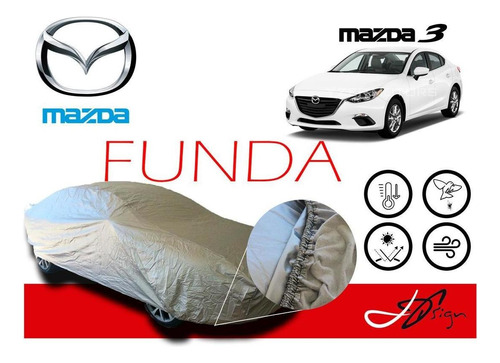 Cubre Broche Afelpada Eua Mazda 3 Sedan 2010-2011