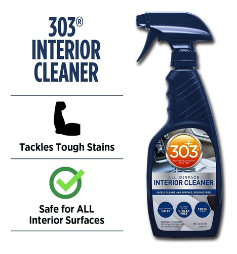 303 Aerospace Limpiador Interiores, Abrillantador Protector