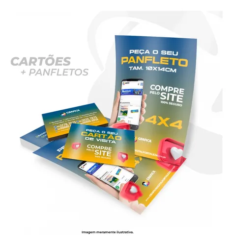Criação De Arte Profissional Para Cartão De Visita + Panflet