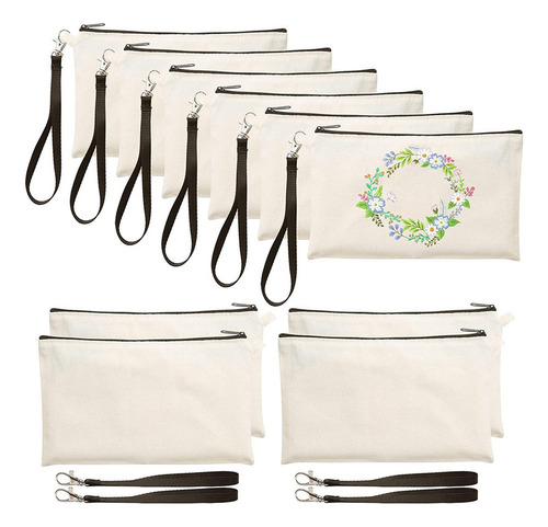 Estuche Para Lápices De Sublimación En Blanco, 10 Unidades,