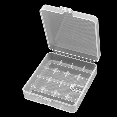 Caja Plastica Protectora Porta Pilas Mod. 18650 Para 4 Pilas
