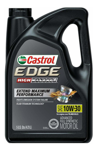 Castrol 03129c Edge High Kilometraje 10w-30 Advanced Aceite 