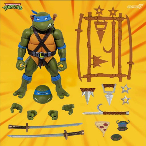 Leonardo Ultimate Super 7 - Tortugas Ninja Tmnt