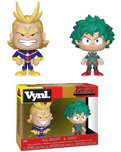 Boneco Funko Vynl Boku No Hiro All Might E Deku 10cms