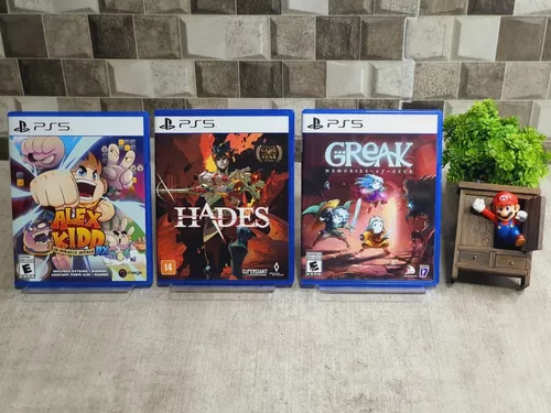 Lote C/ 3 Jogos Ps5 Alex Kidd + Hades + Greak