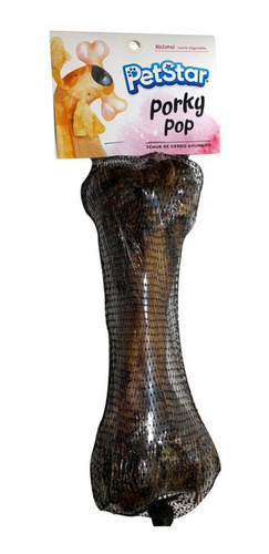 Imagen 4 de 4 de Hueso Para Perro 100% Natural Fémur De Cerdo Ahumado Premio