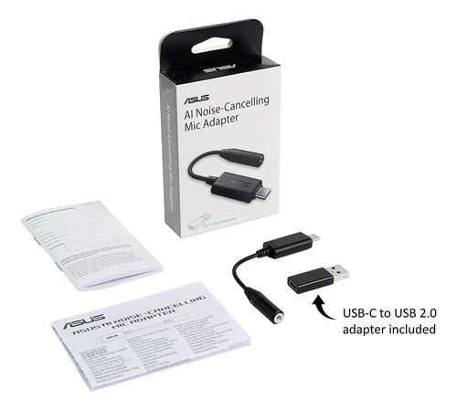 Adaptador De Microfono Con Cancelacion De Ruido Asus Ai |...