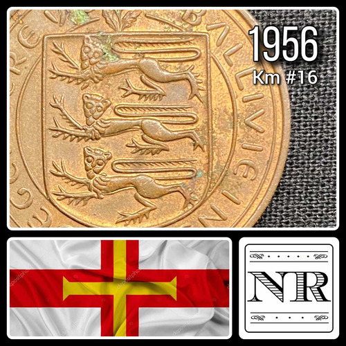 Guernsey - 8 Doubles - Año 1956 - Km #16