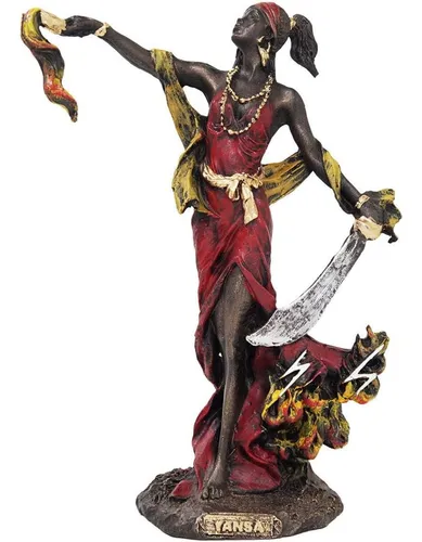 comprar Imagem Orixá Yansã Oyá Inhançã Estátua Umbanda Candomblé